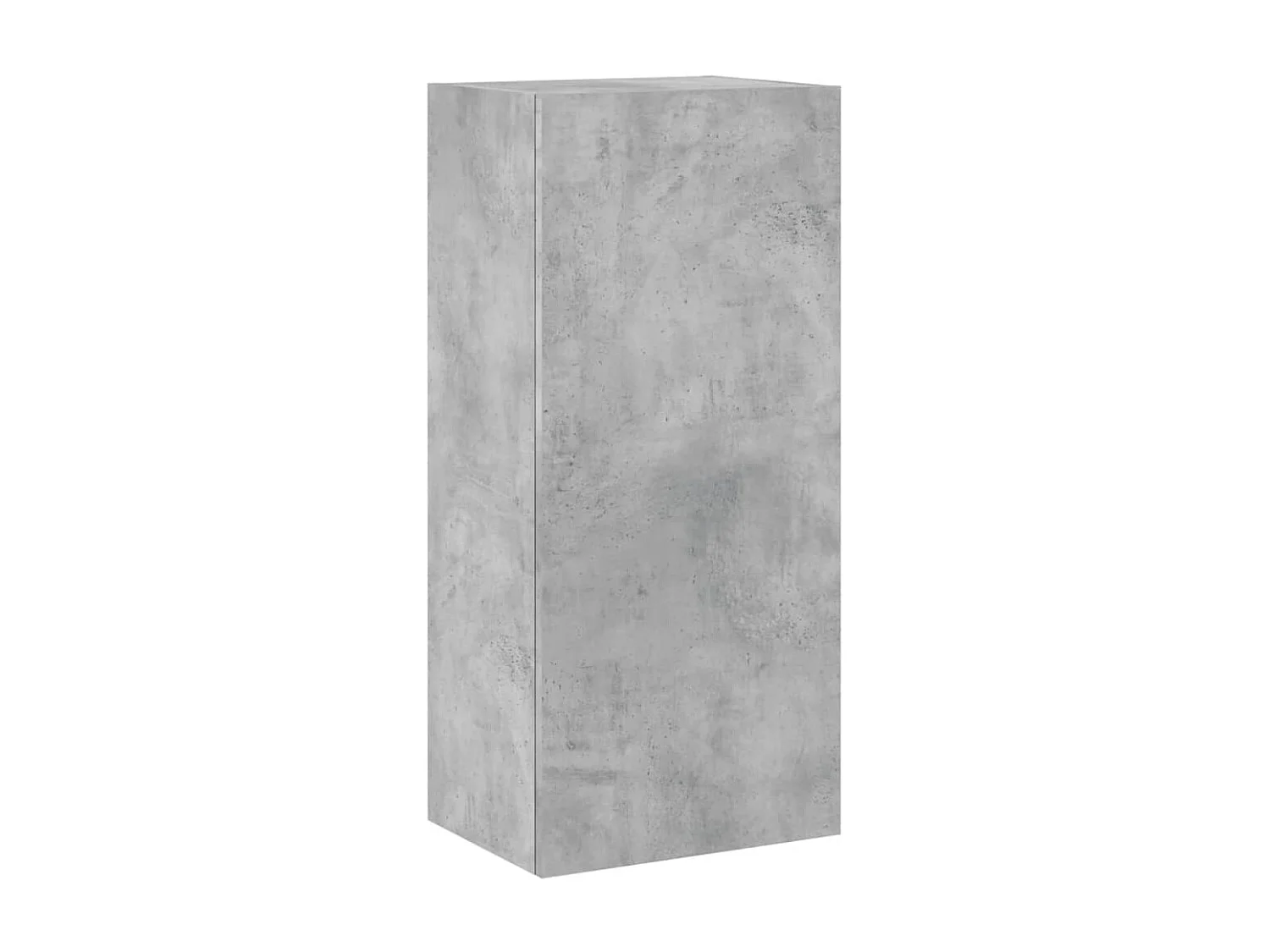 Meuble TV mural gris béton 40,5x30x90 cm bois d'ingénierie