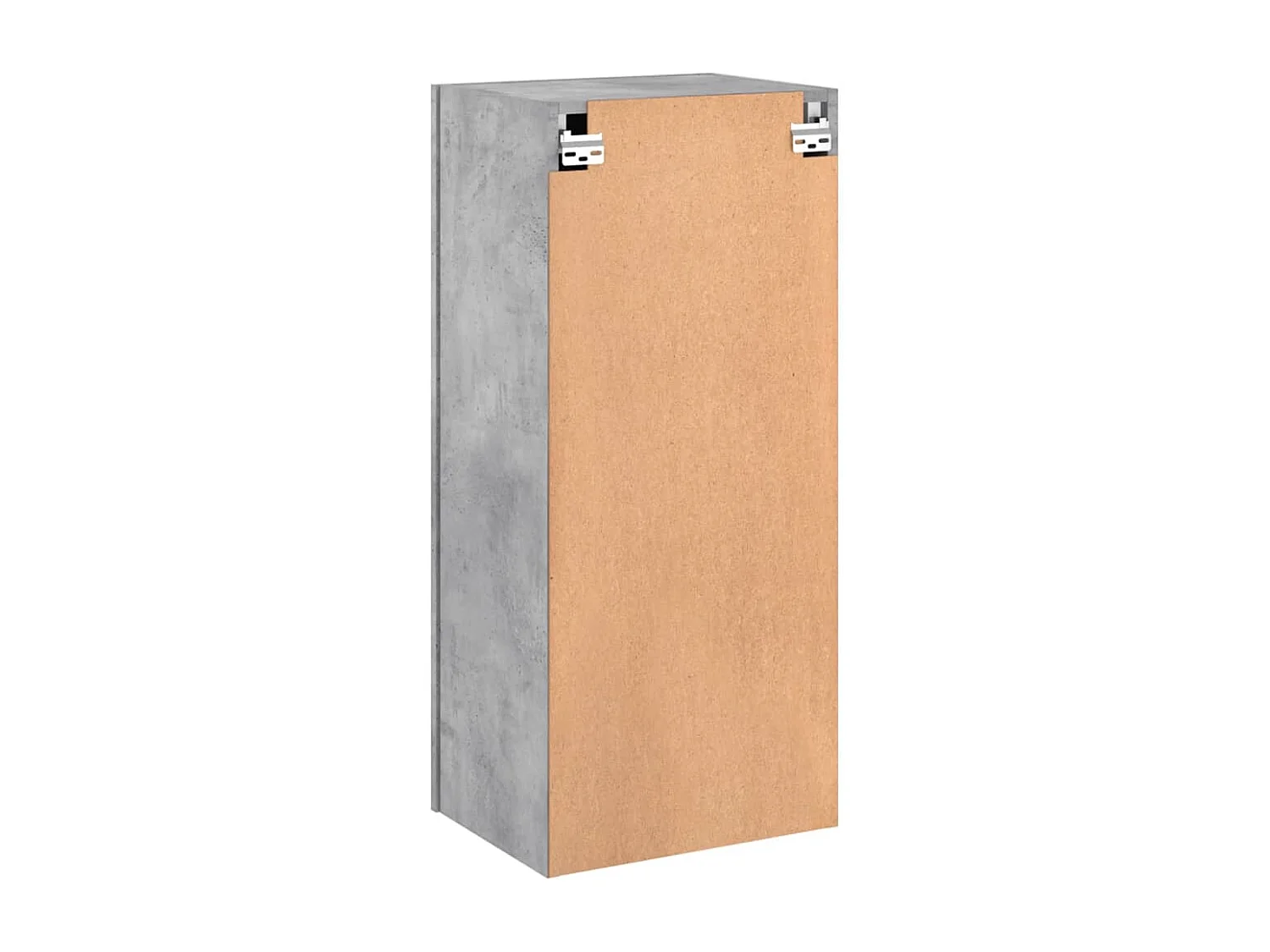 Meuble TV mural gris béton 40,5x30x90 cm bois d'ingénierie