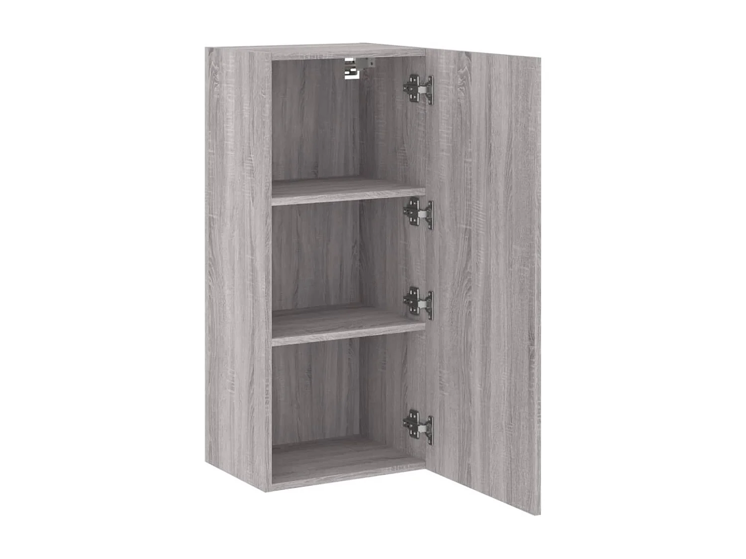 Mobile TV Parete Grigio Sonoma 40,5x30x90 cm Legno Multistrato