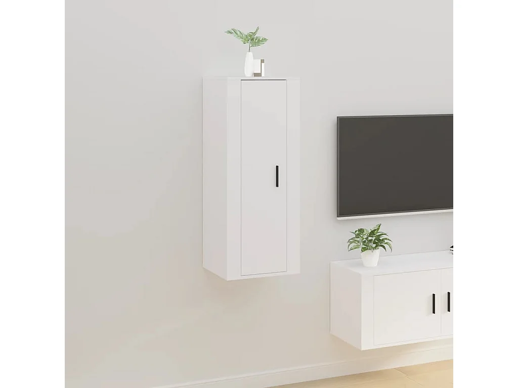 TV-Wandschrank Weiß 40x34,5x100 cm