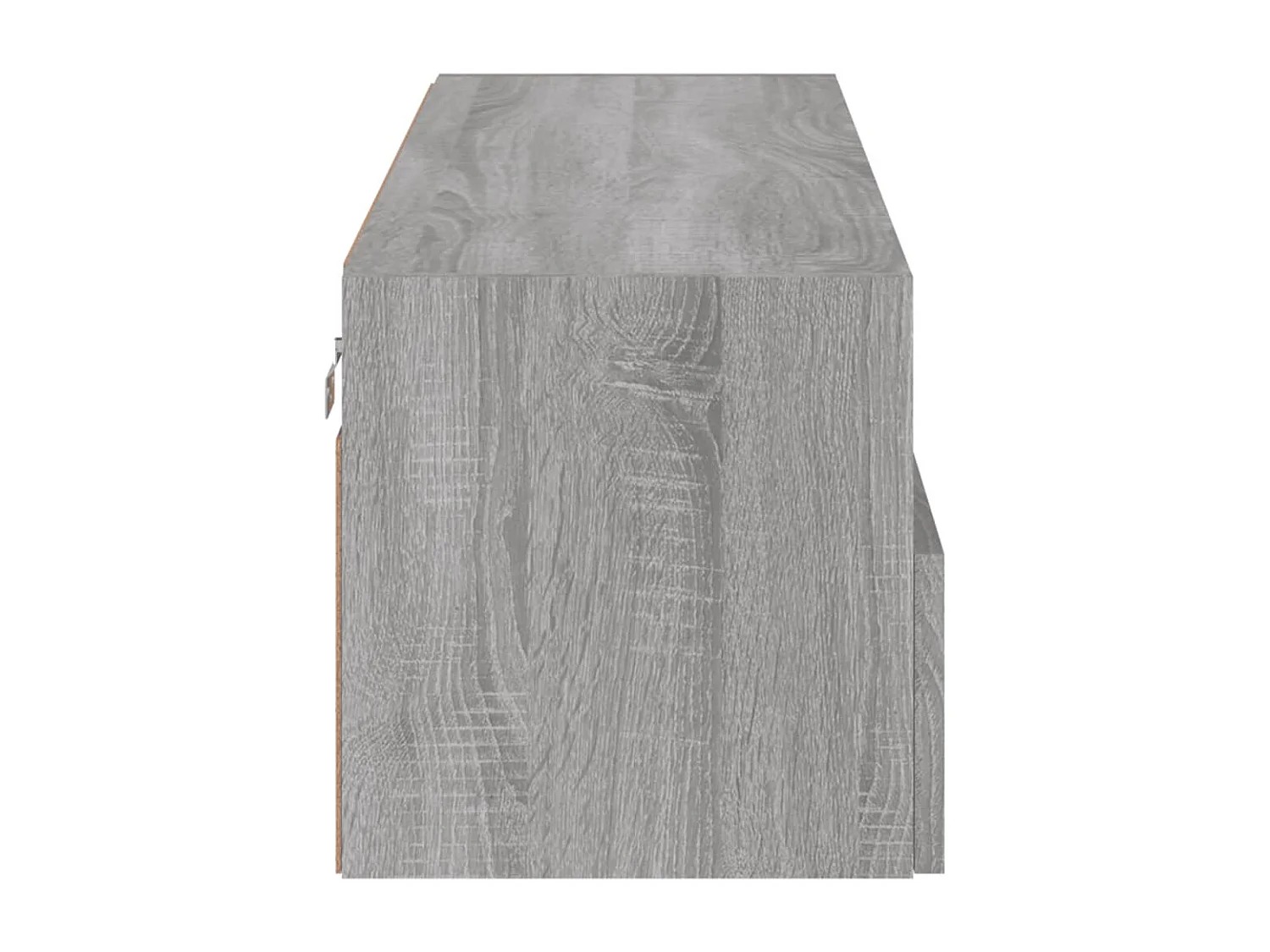 Mobile TV a Parete Grigio Sonoma 100x30x30 cm Legno Multistrato
