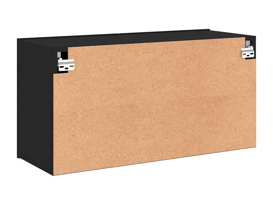 TV-Wandschrank Schwarz 80x30x41 cm