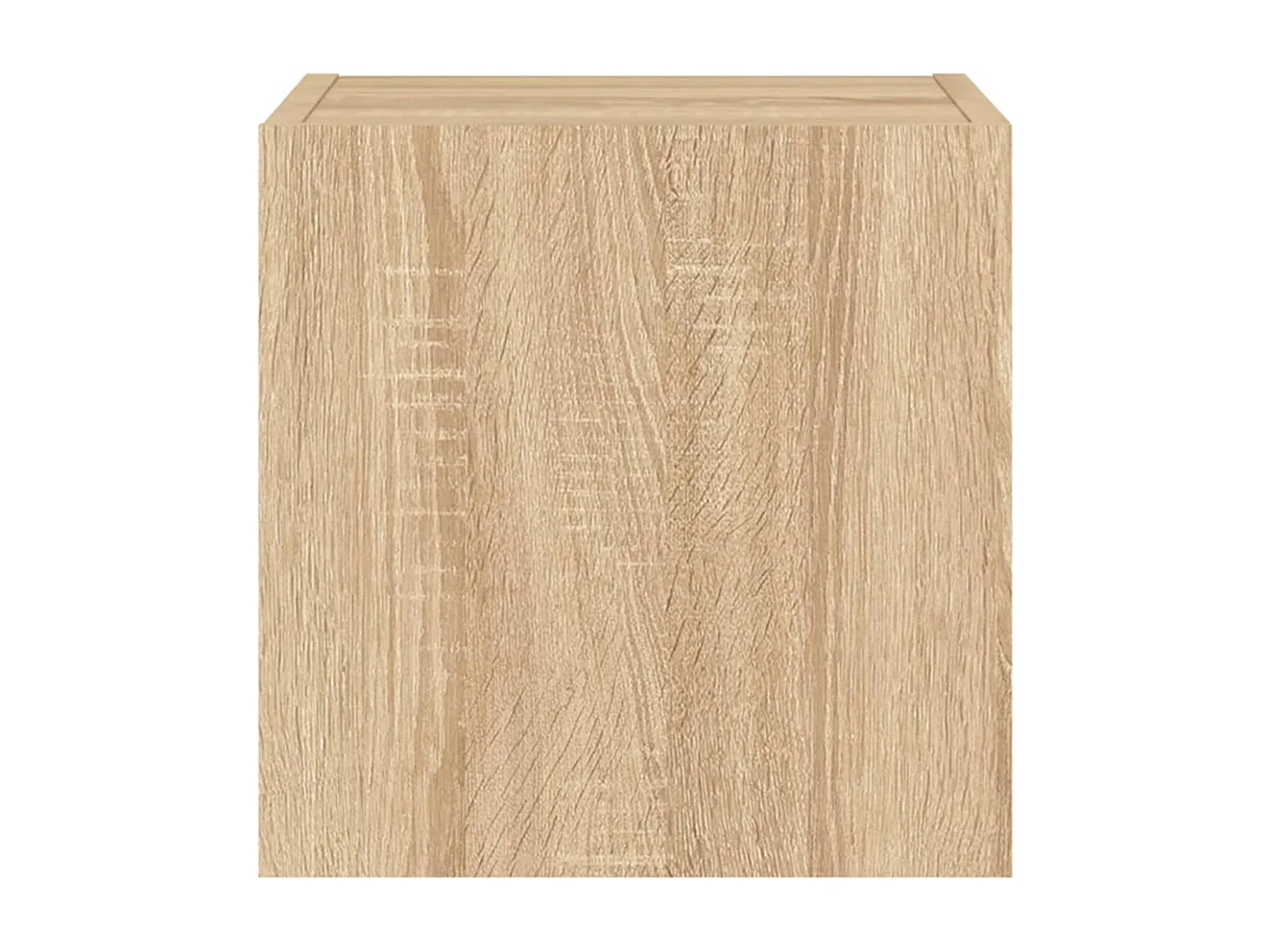 Mobile TV a Parete con Luci LED Rovere Sonoma 30,5x35x80 cm