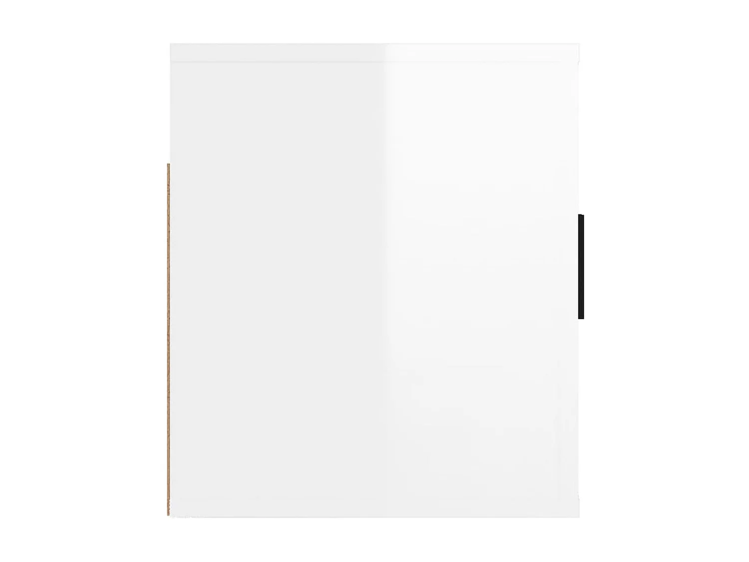 Meuble TV mural Blanc brillant 80x34,5x40 cm