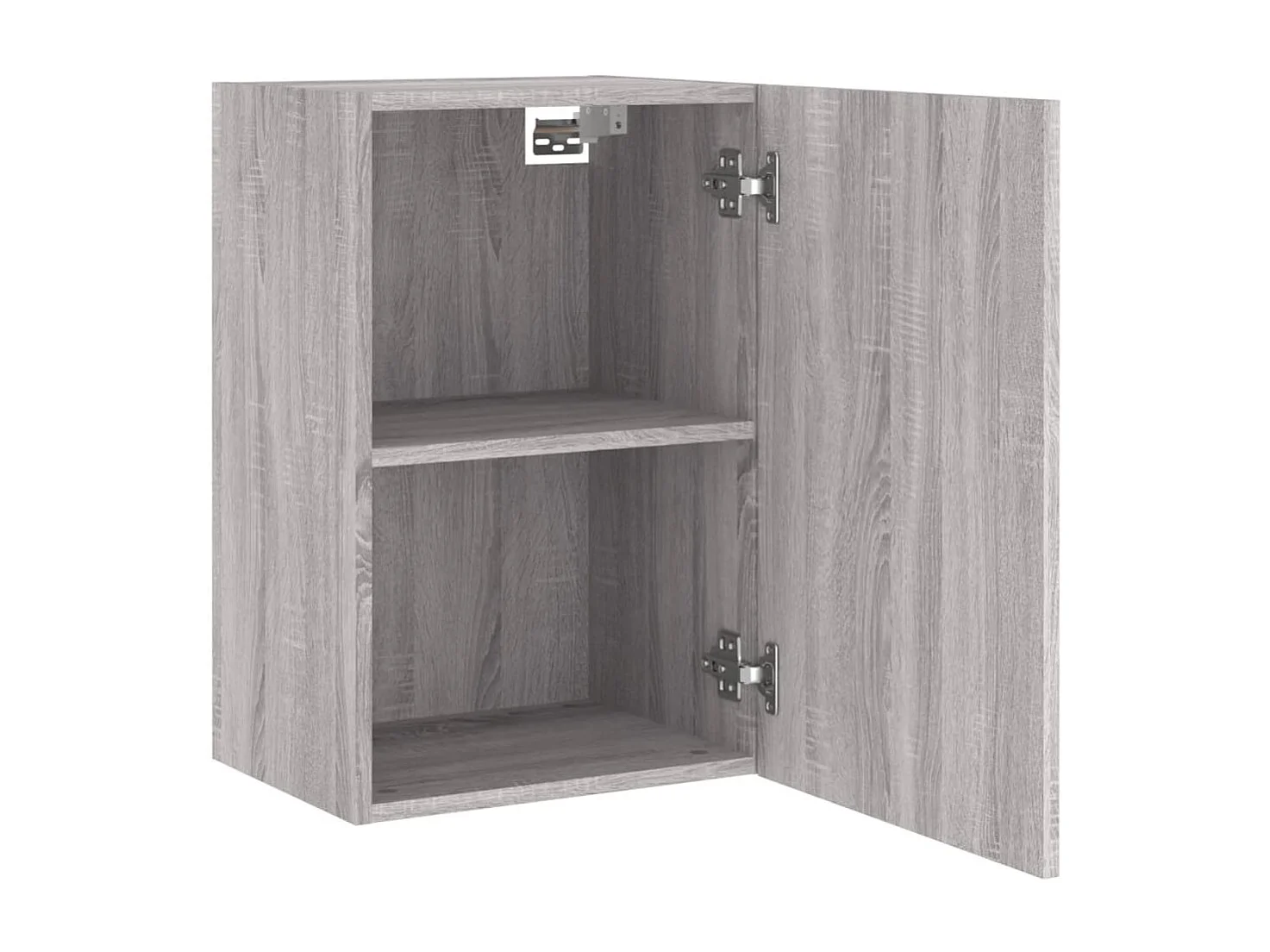 Meuble TV mural sonoma gris 40,5x30x60 cm bois d'ingénierie