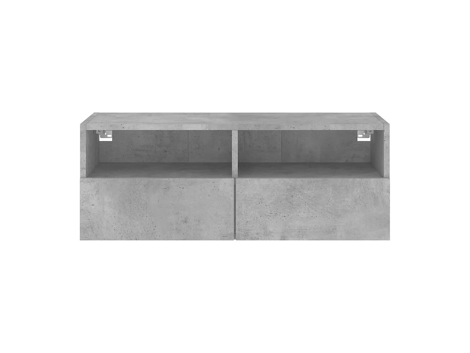 Mobile TV a Parete Grigio Cemento 80x30x30 cm Legno Multistrato