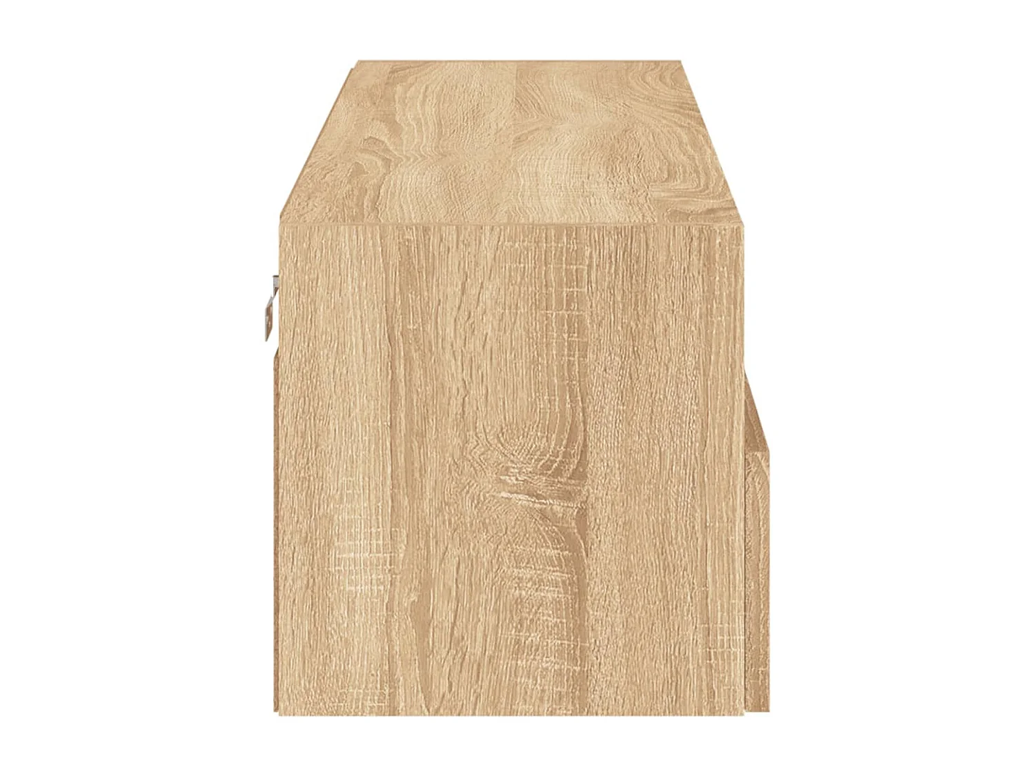 Mobile TV Parete Rovere Sonoma 100x30x30cm in Legno Multistrato