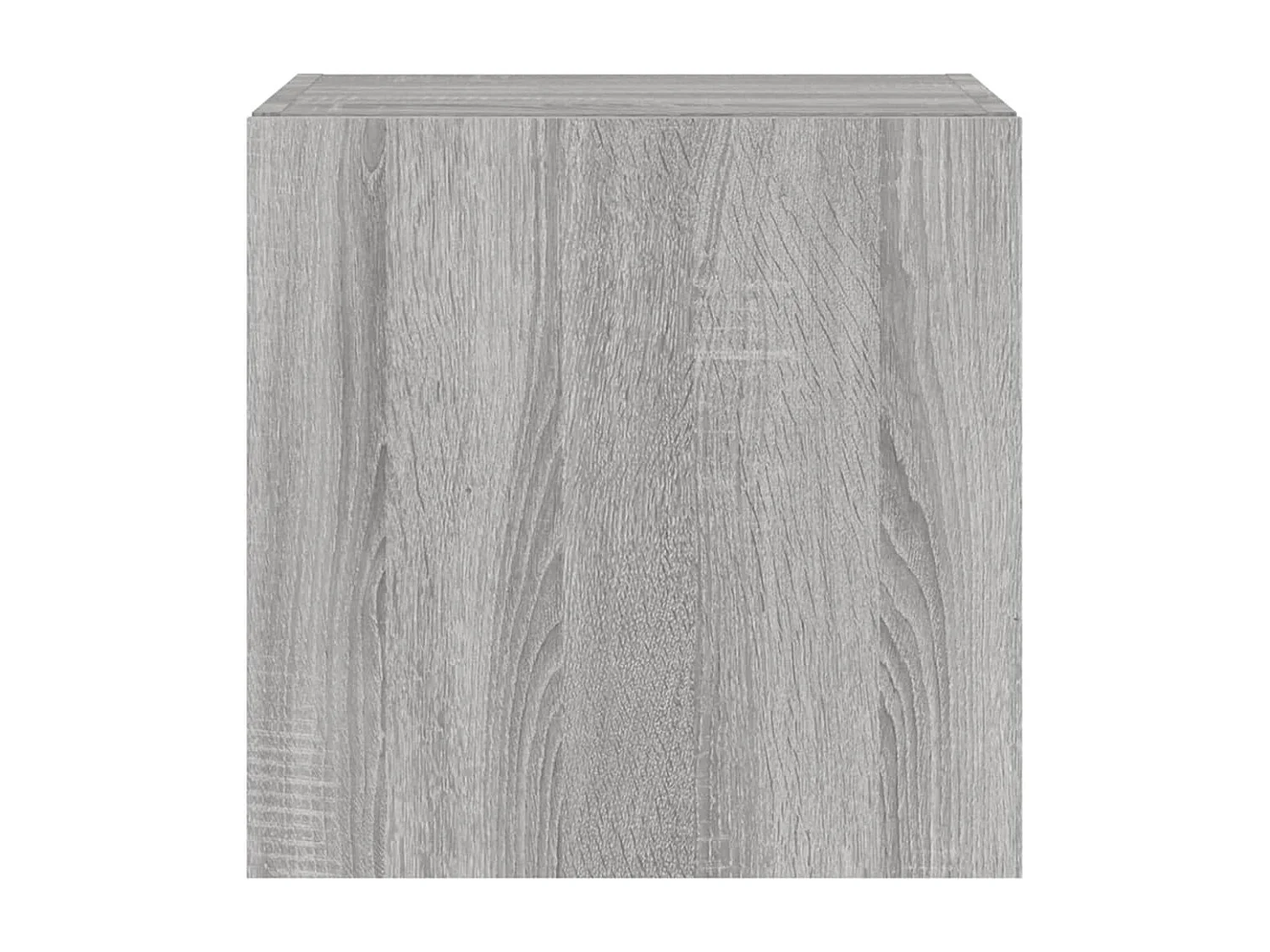 Mobile TV a Parete con Luci LED Grigio Sonoma 40,5x35x40 cm