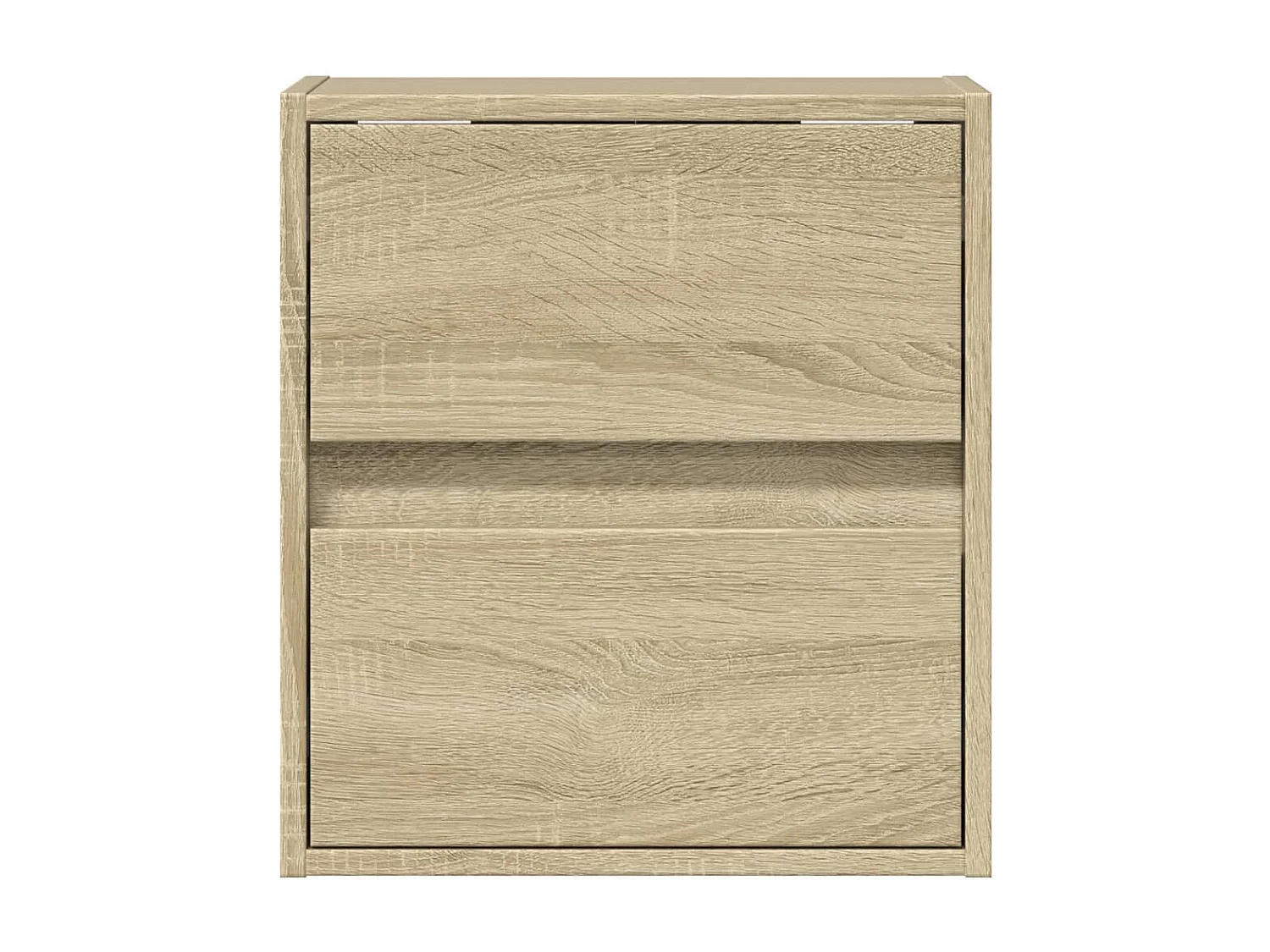 Mobile TV a Parete con Luci LED Rovere Sonoma 41x31x45 cm