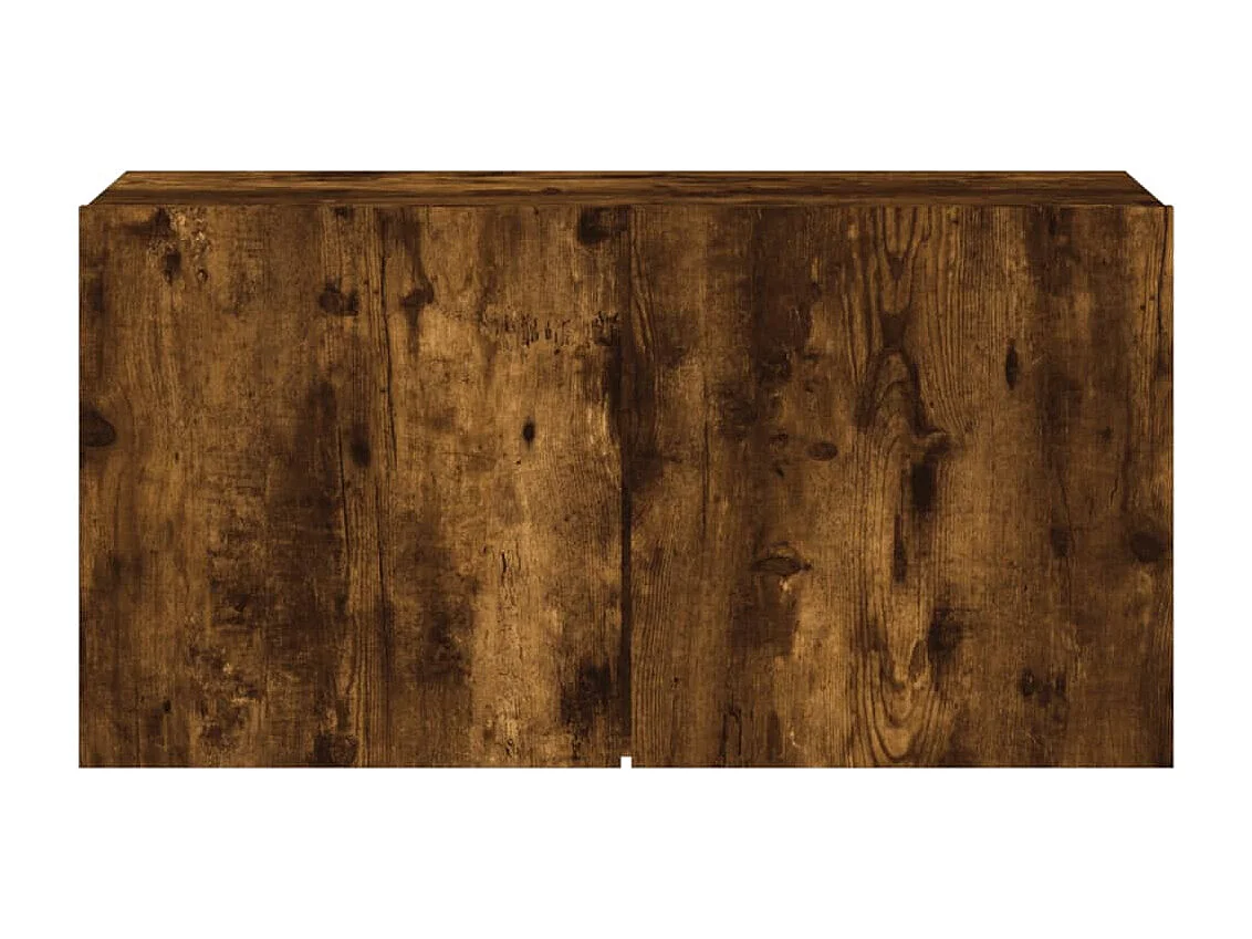 Mobile TV a Parete Rovere Fumo 80x30x41 cm