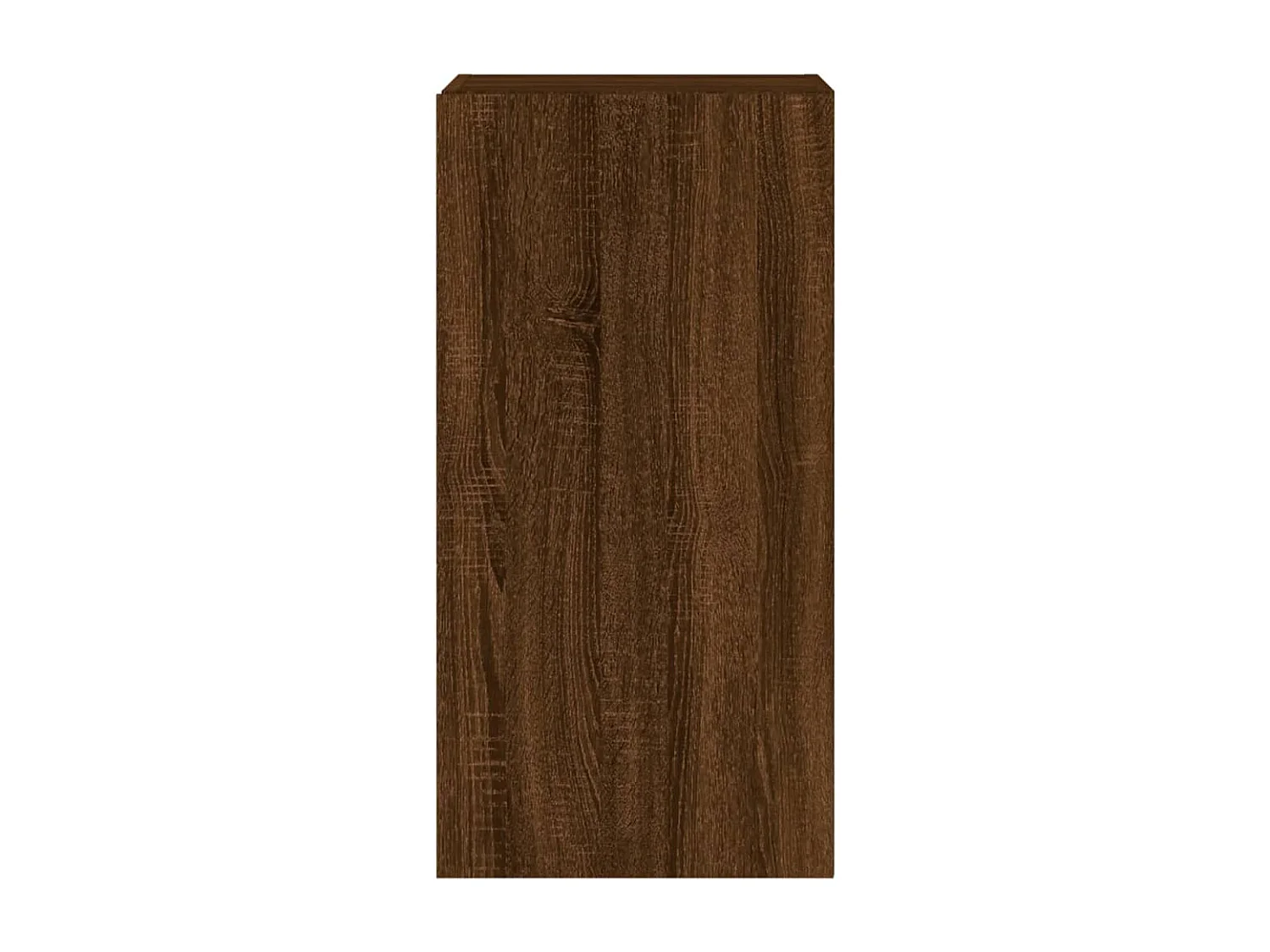 TV-Wandschrank mit LED-Leuchten Braun Eichen-Optik 40,5x35x80cm