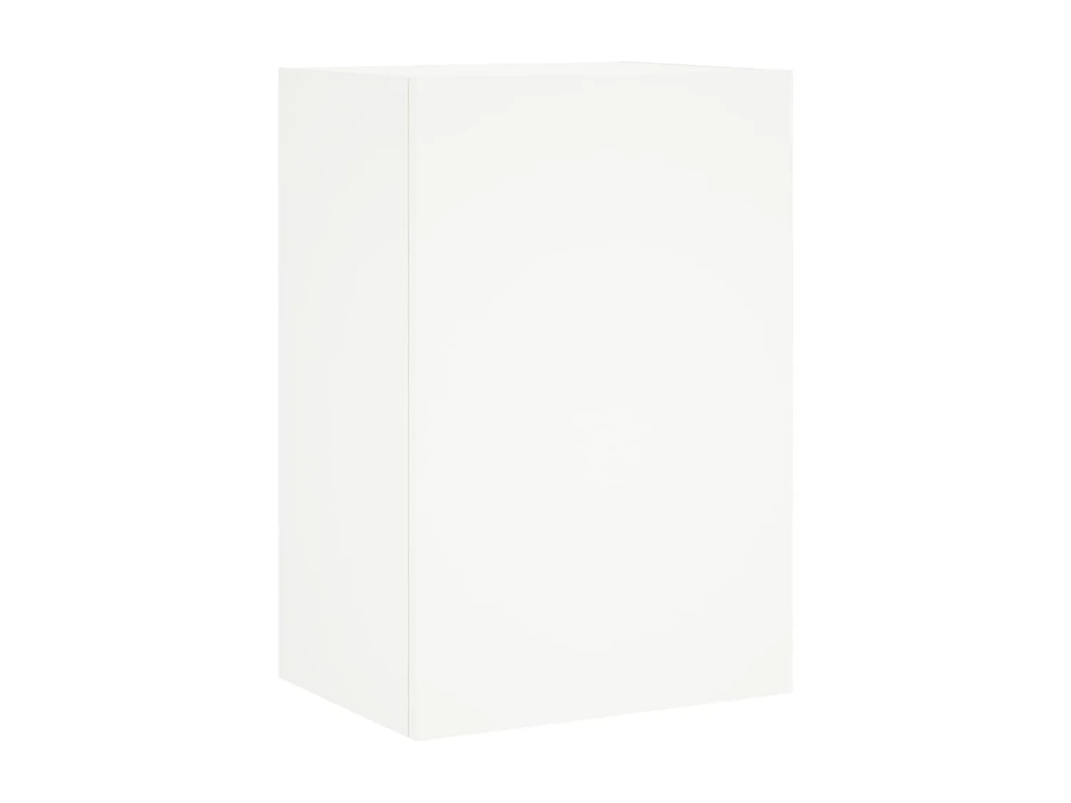 Meuble TV mural blanc 40,5x30x60 cm bois d'ingénierie