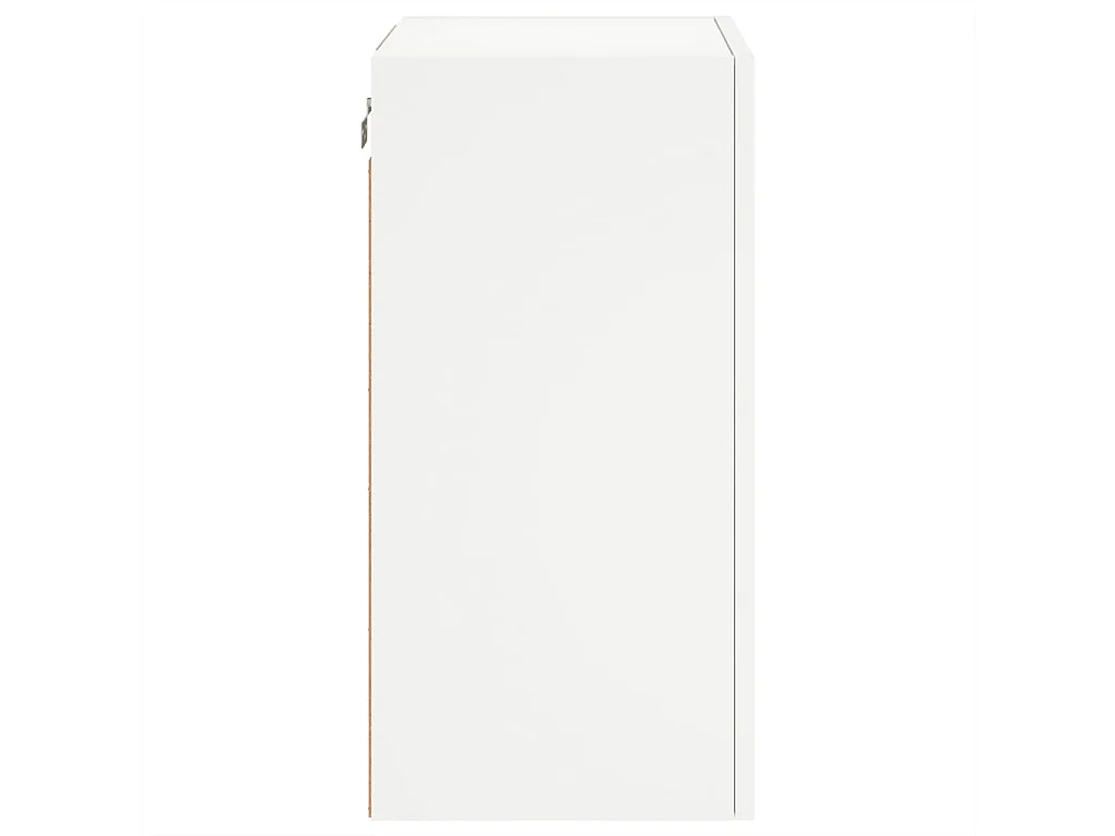 Meuble TV mural blanc 40,5x30x60 cm bois d'ingénierie