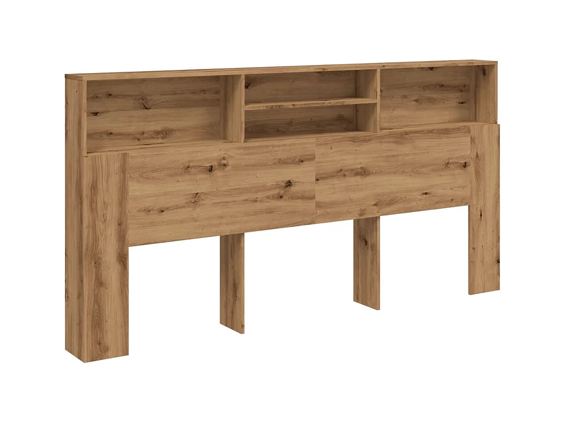 Cabecero armario madera roble artisian 200x19x103,5 cm