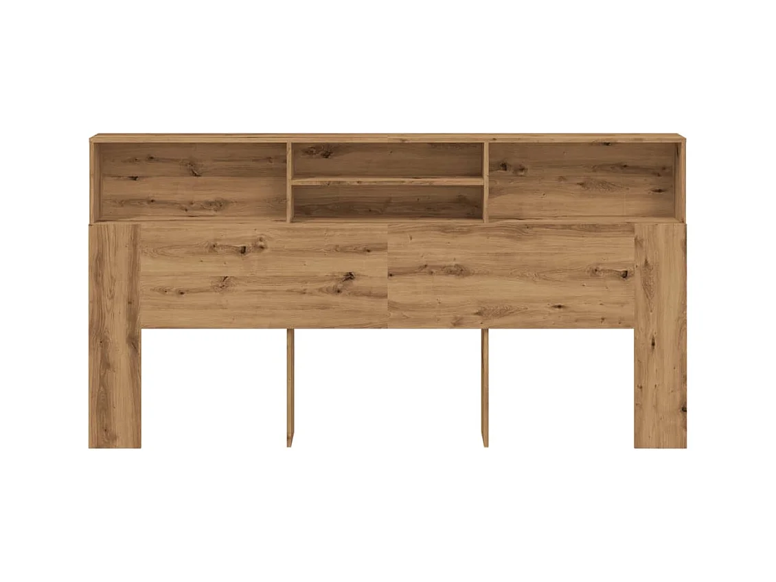 Cabecero armario madera roble artisian 200x19x103,5 cm