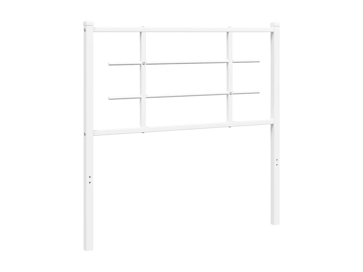 Tête de lit métal blanc 100 cm