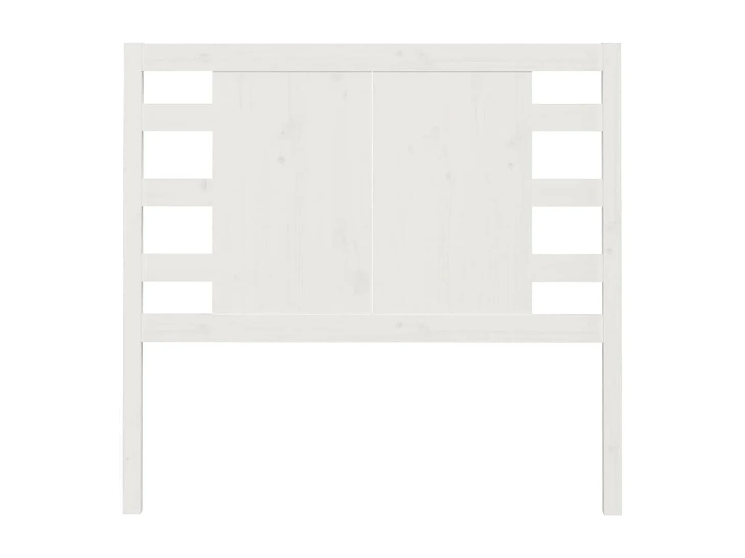 Hoofdbord 81x4x100 cm massief grenenhout wit