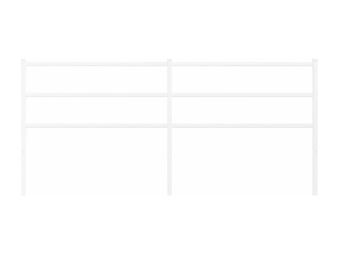 Cabecero de metal blanco 193 cm