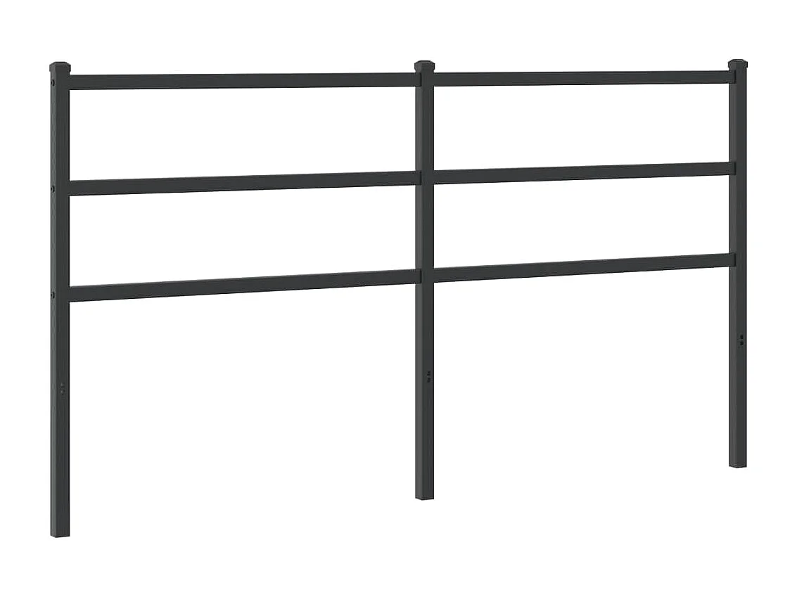 Tête de lit métal noir 160 cm