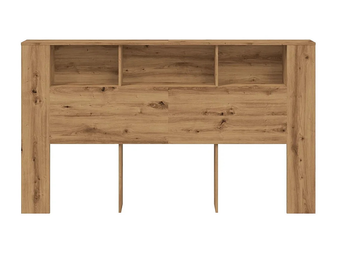 Cabecero armario madera roble artisian 180x18,5x102,5 cm