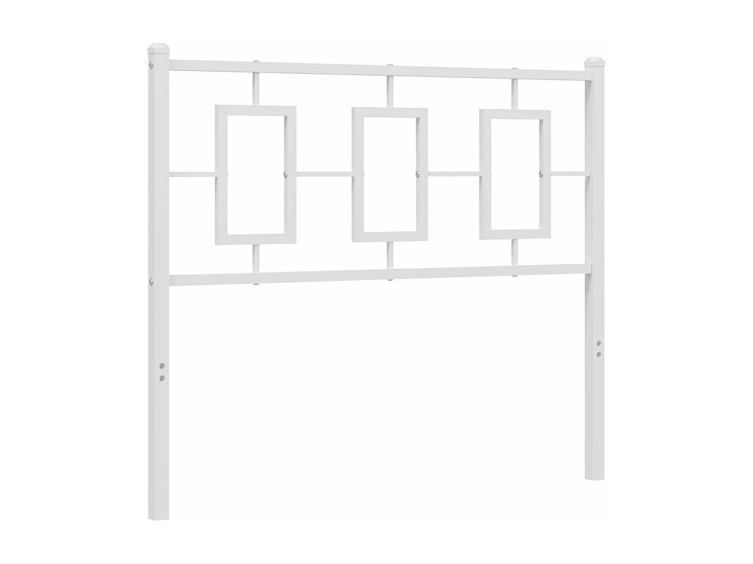 Tête de lit métal blanc 100 cm