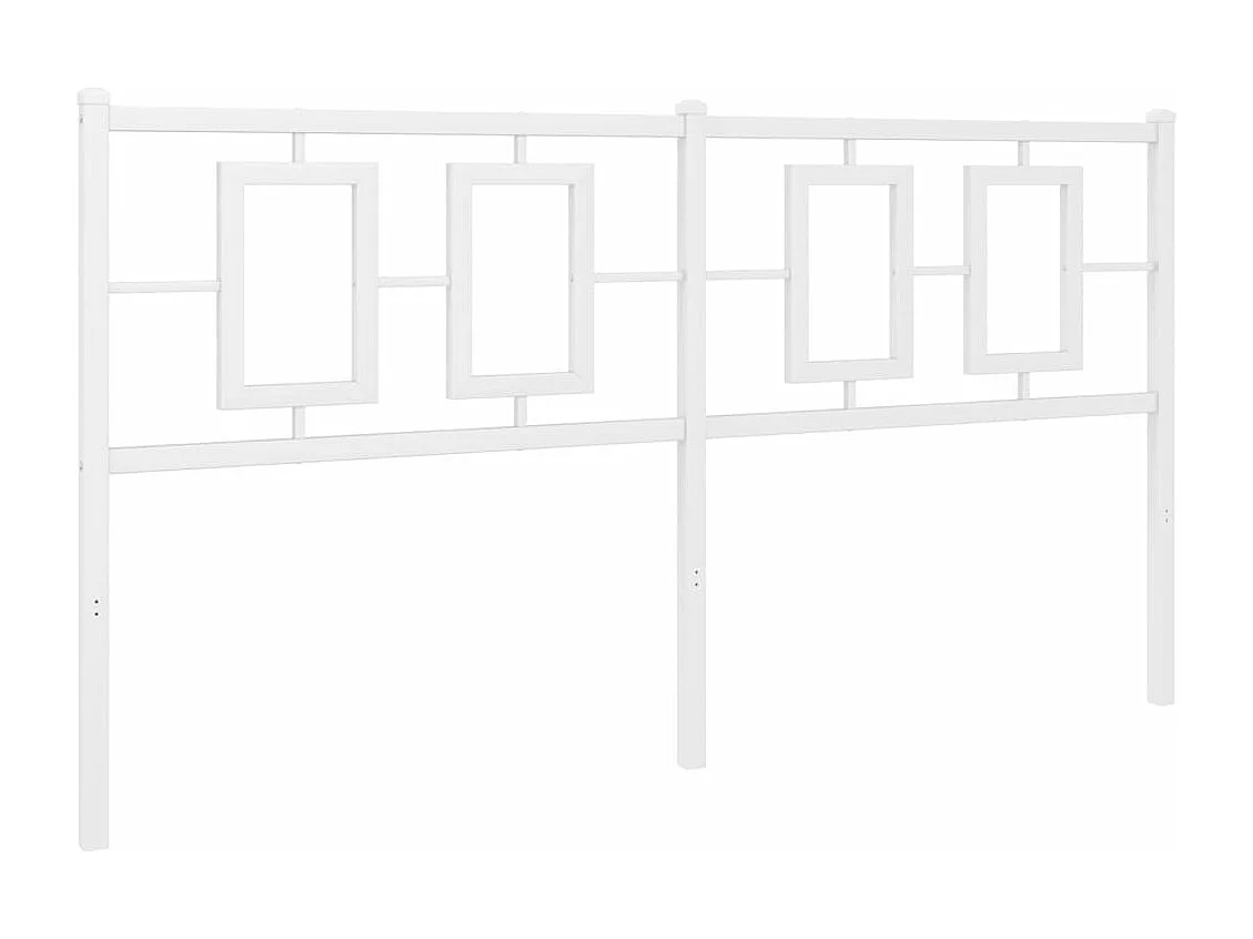 Tête de lit métal blanc 160 cm