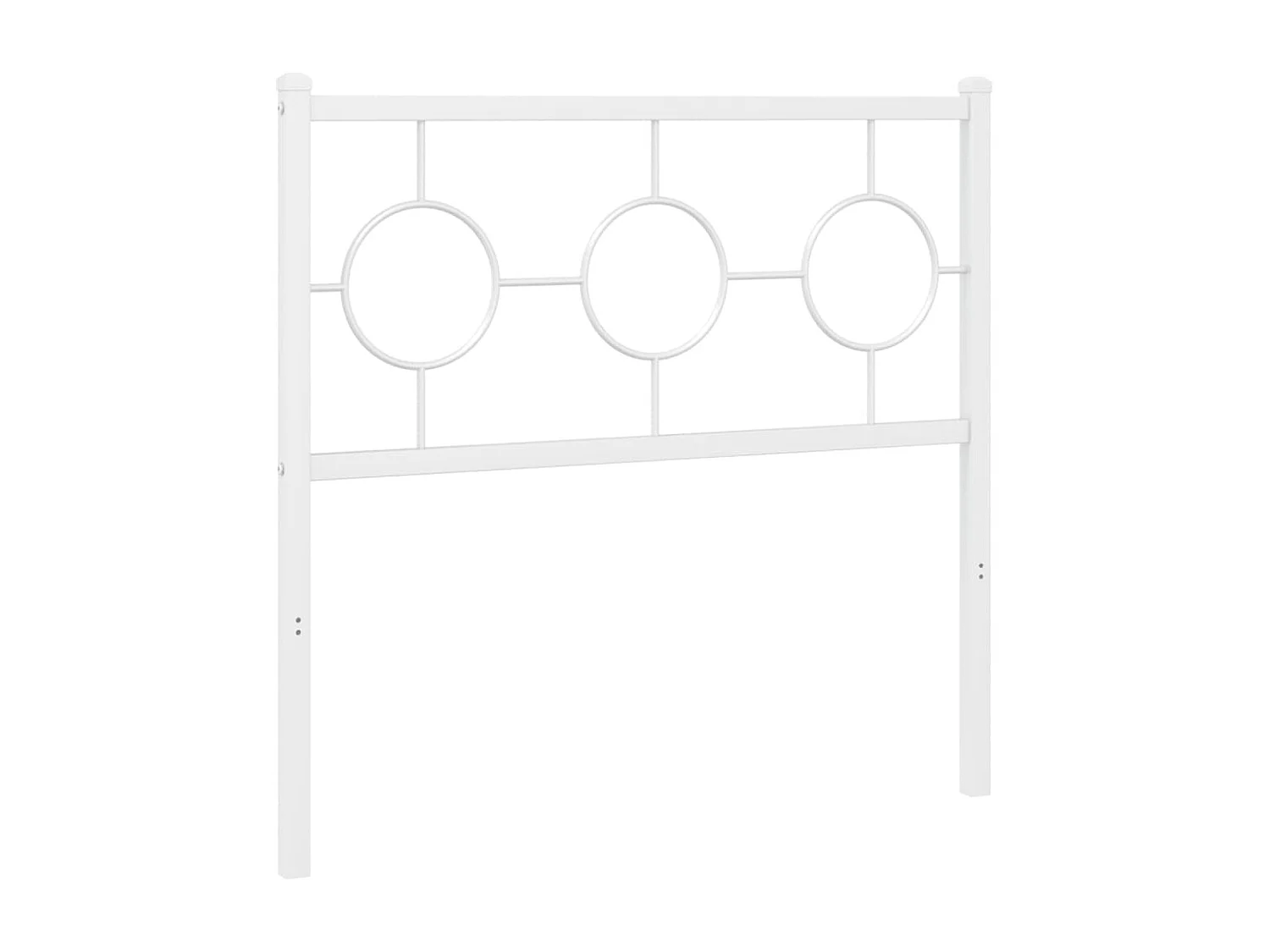 Cabecero de metal blanco 90 cm