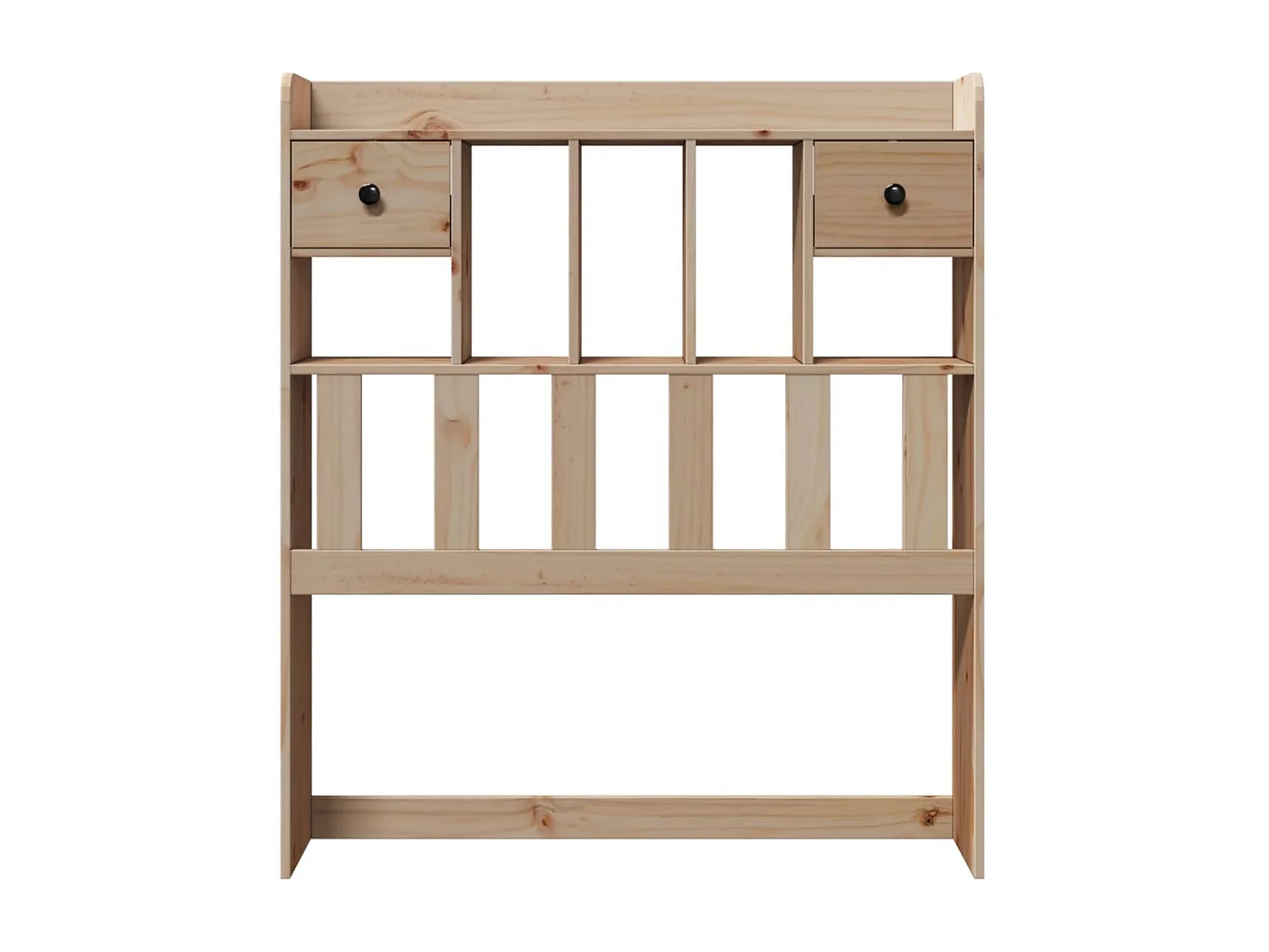 Cabecero de cama con almacenaje madera maciza de pino 75 cm