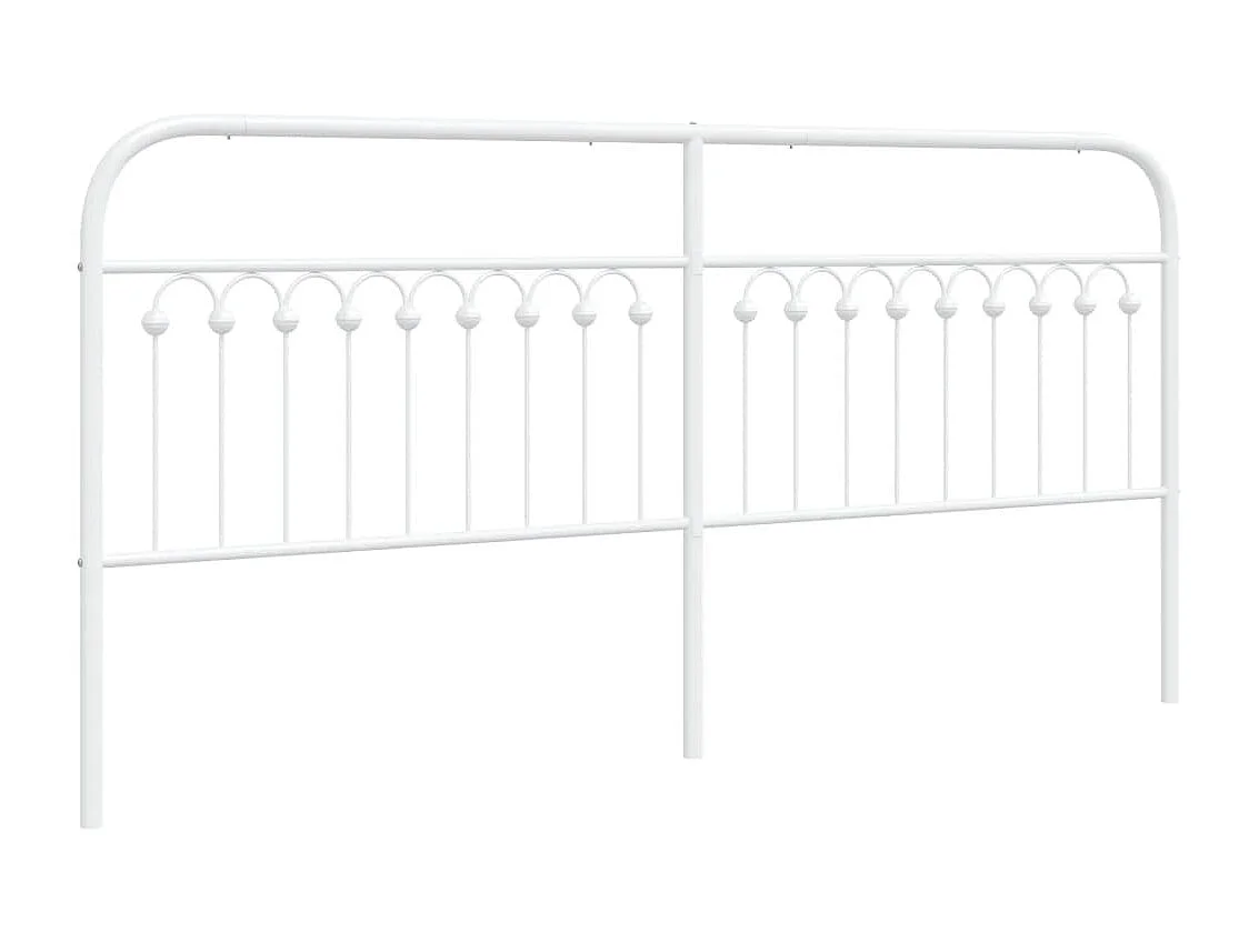 Cabeceira de cama 193 cm metal branco