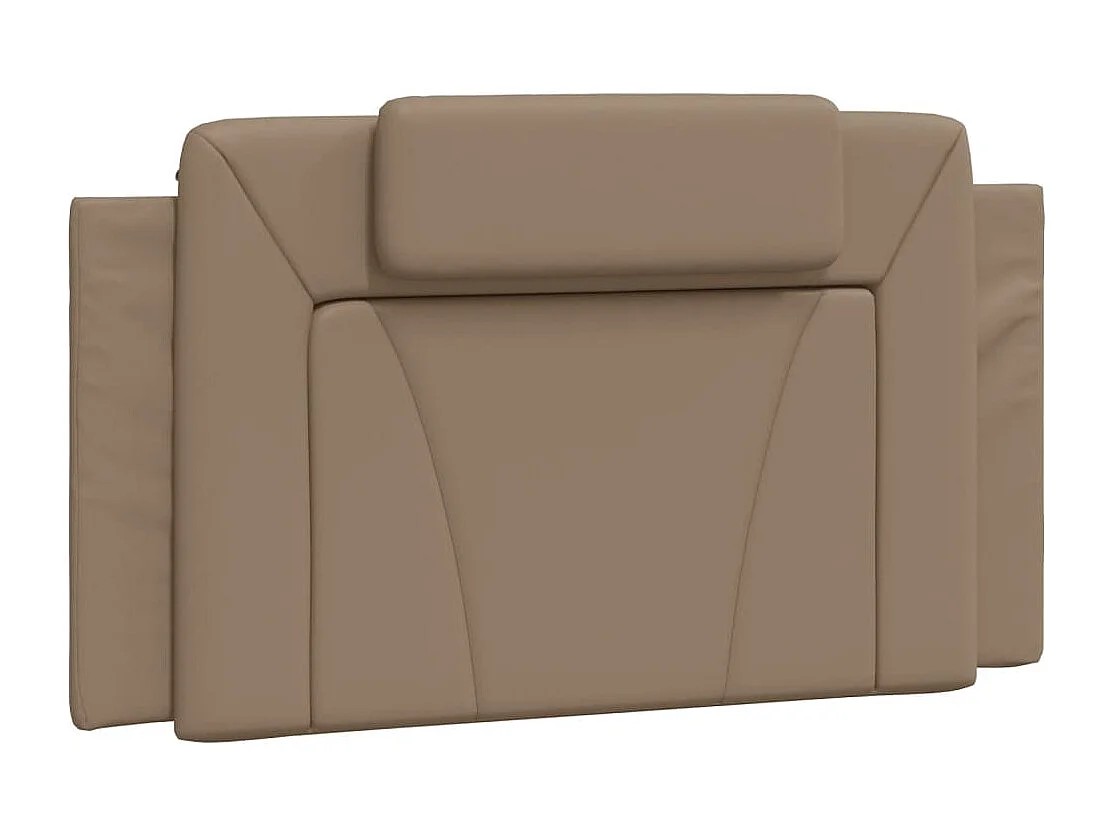 Coussin de tête de lit cappuccino 100 cm similicuir