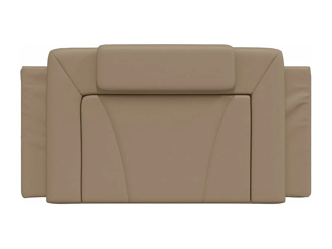 Coussin de tête de lit cappuccino 100 cm similicuir