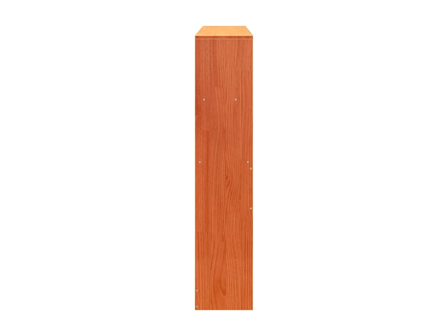 Tête de lit avec rangement cire marron 135cm bois massif de pin