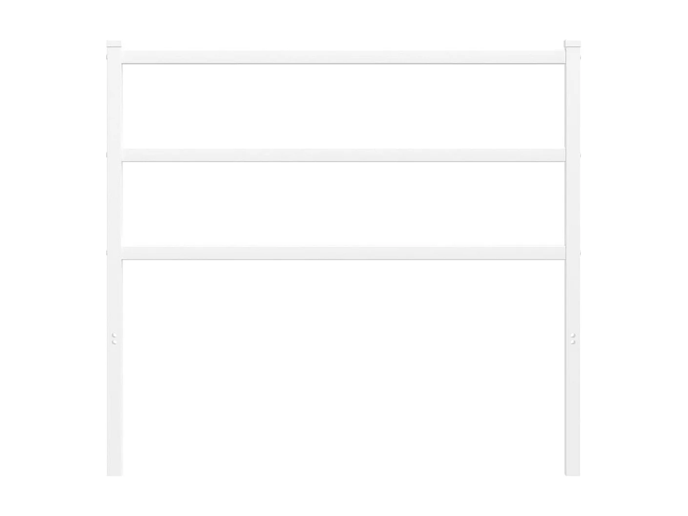 Cabeceira de cama 100 cm metal branco
