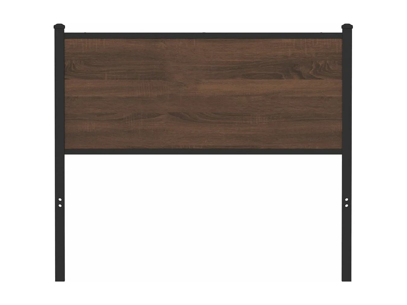 Tête de lit chêne marron 100 cm bois d'ingénierie et acier