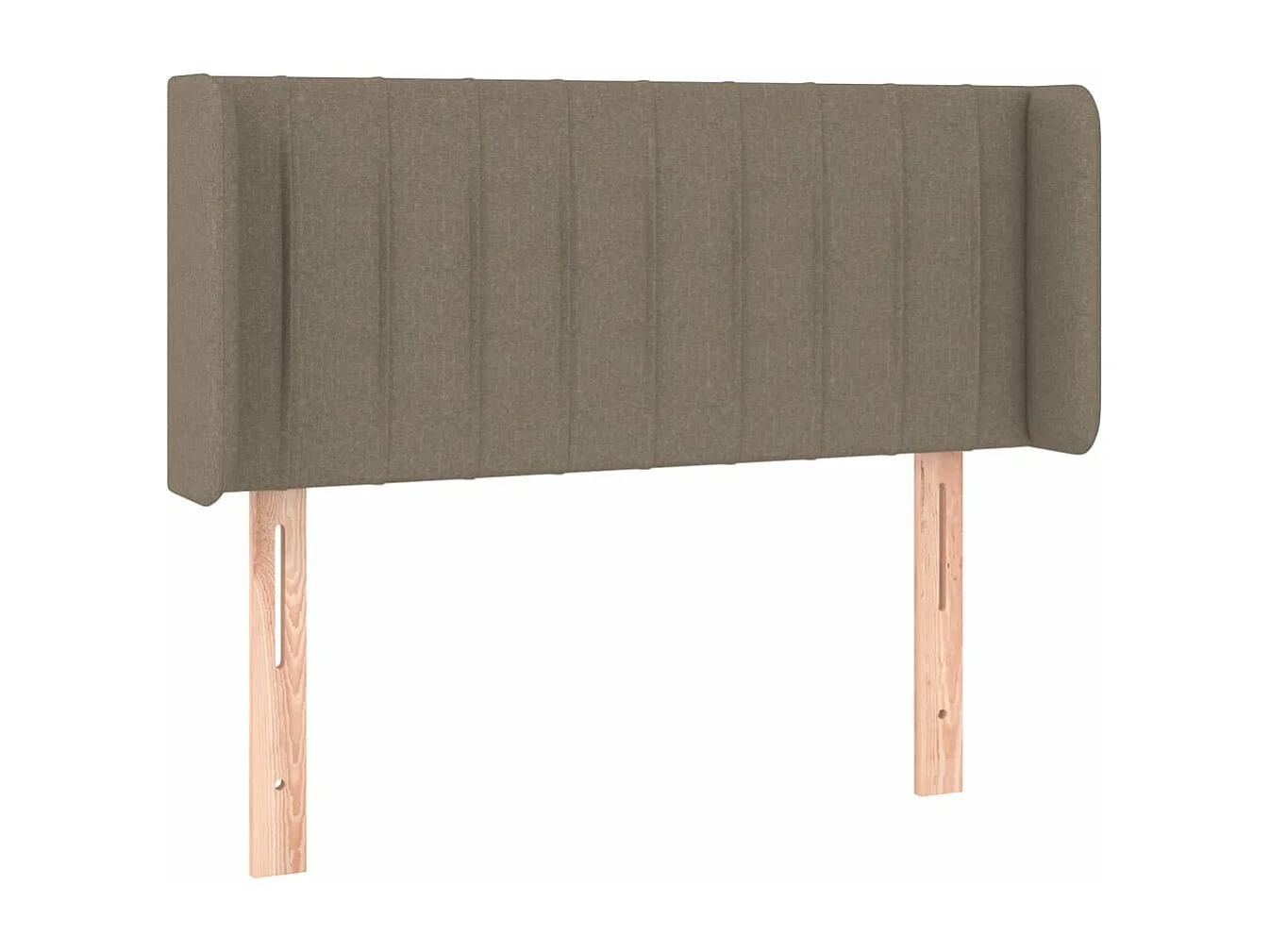 Tête de lit avec oreilles Taupe 103x16x78/88 cm Tissu