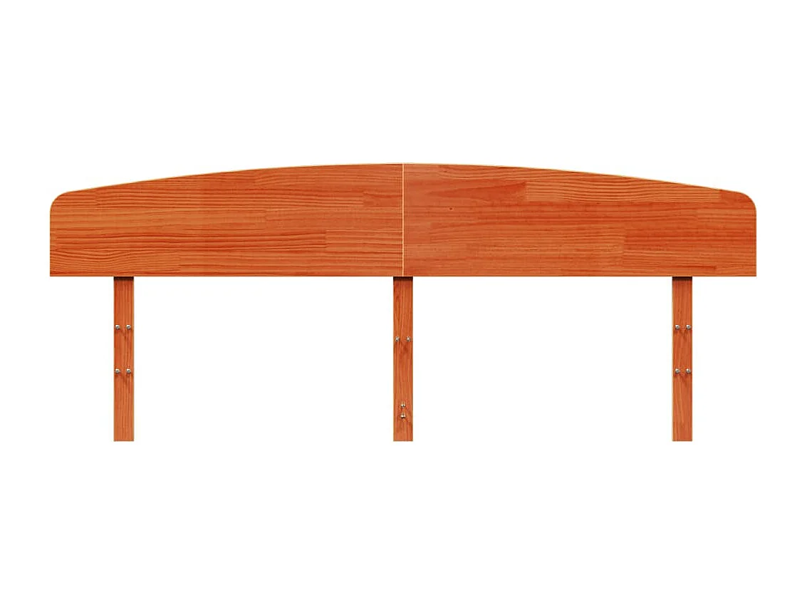 Tête de lit cire marron 180 cm bois massif de pin