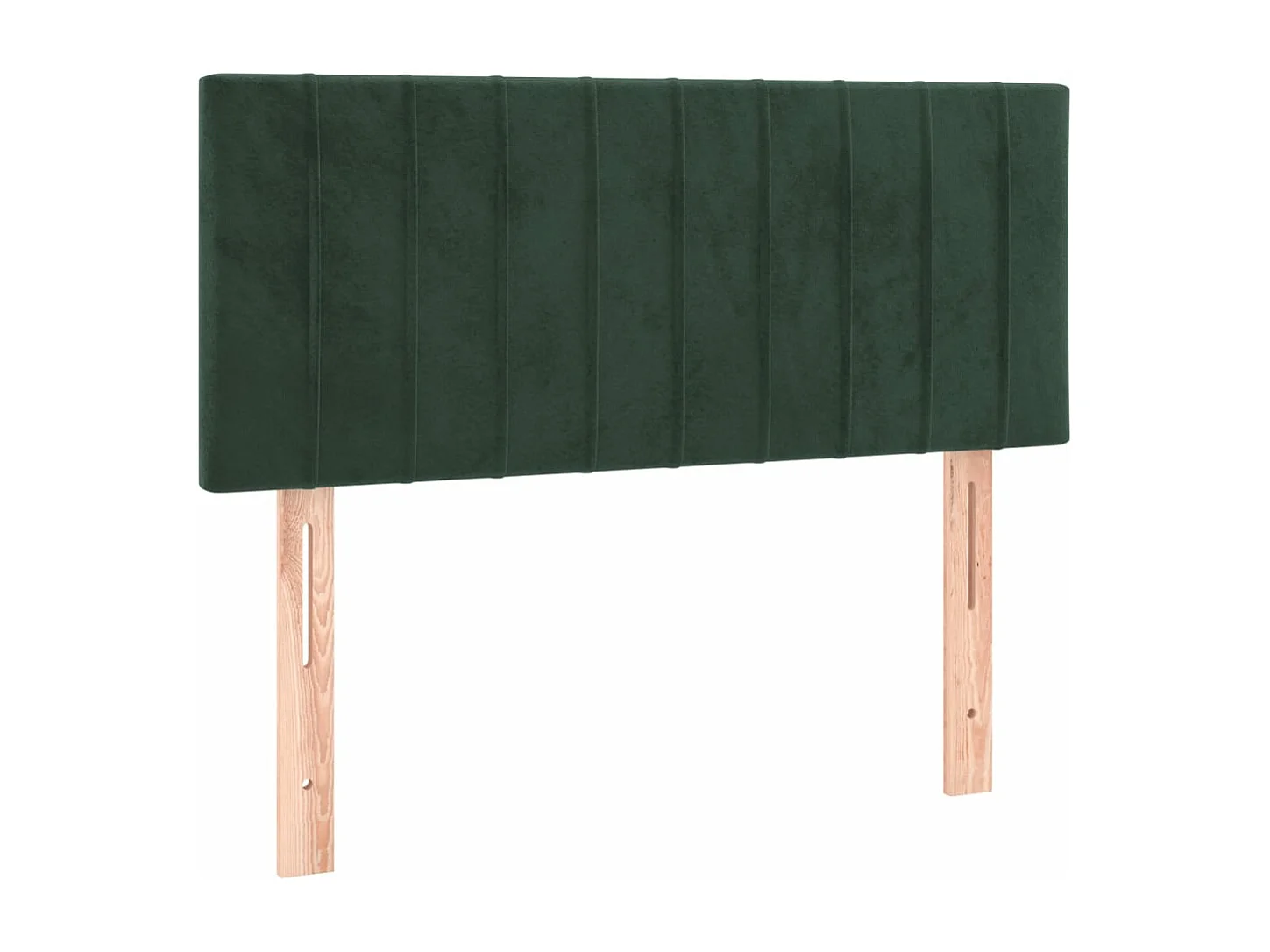 Tête de lit Vert foncé 80x5x78/88 cm Velours