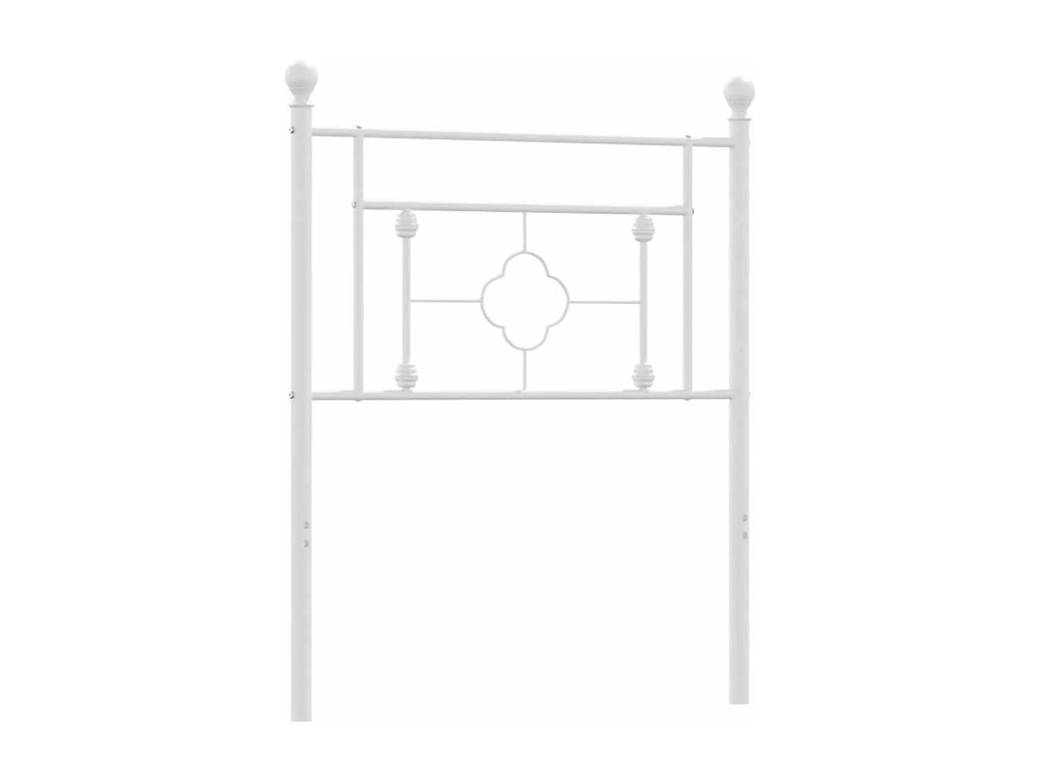 Kopfteil Metall Weiß 80 cm