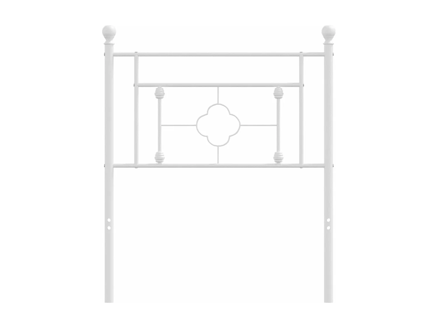 Kopfteil Metall Weiß 80 cm