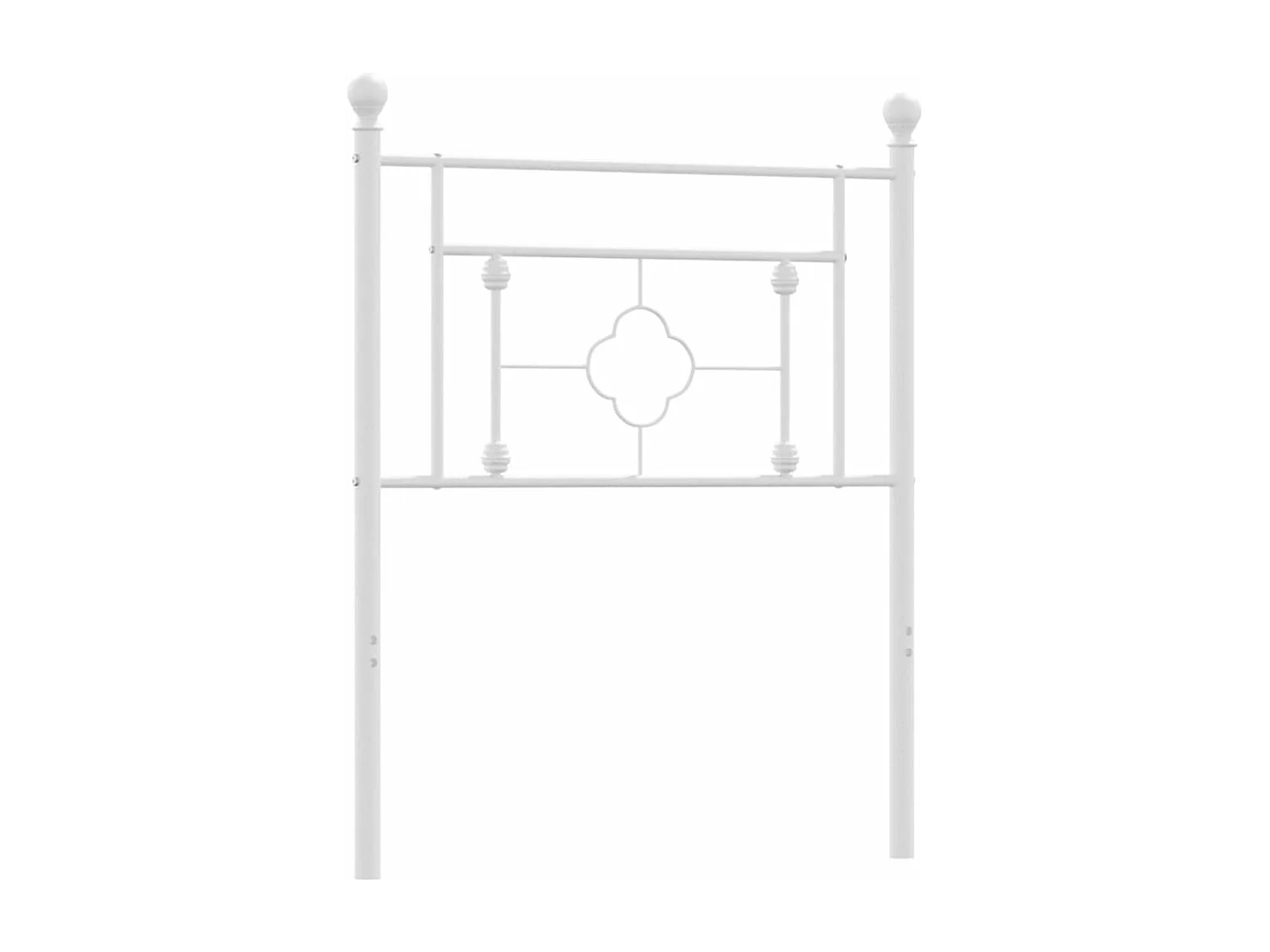 Kopfteil Metall Weiß 80 cm