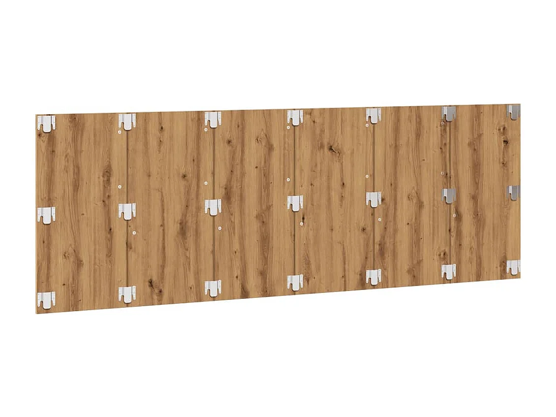 Tête de lit murale chêne artisanal bois d'ingénierie