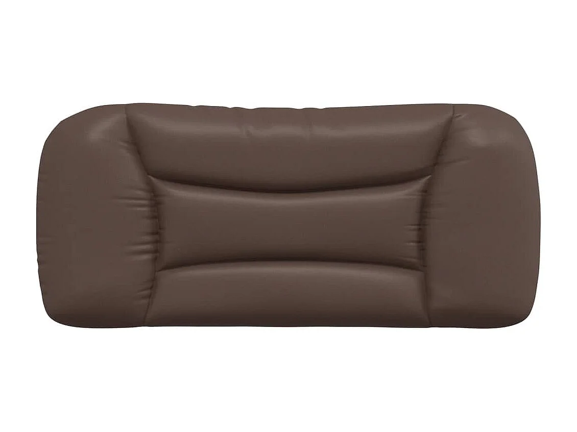Cuscino Testiera Marrone 80 cm in Similpelle