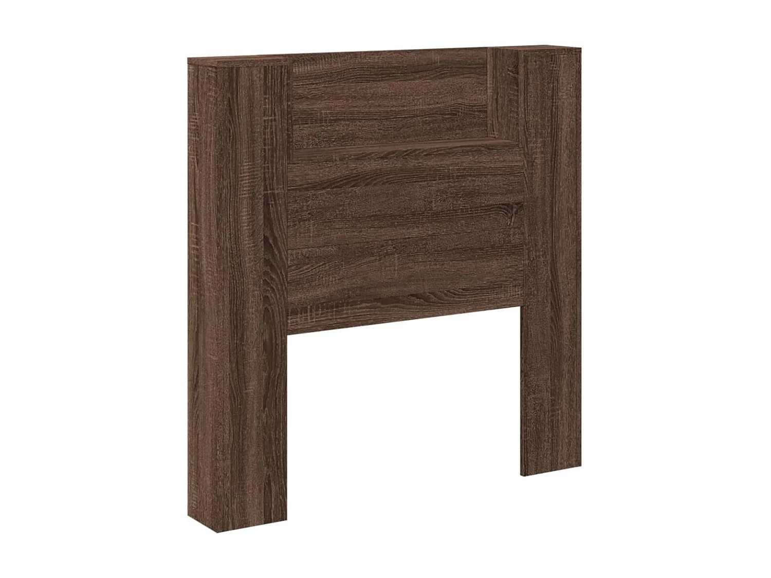 Armoire tête de lit avec LED chêne marron 100x16,5x103,5 cm