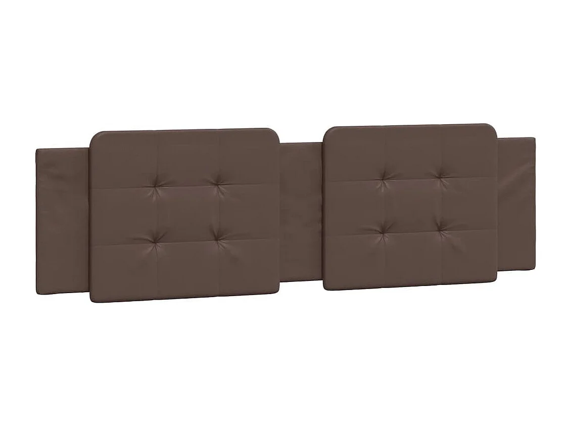 Cuscino Testiera Marrone 180 cm in Similpelle