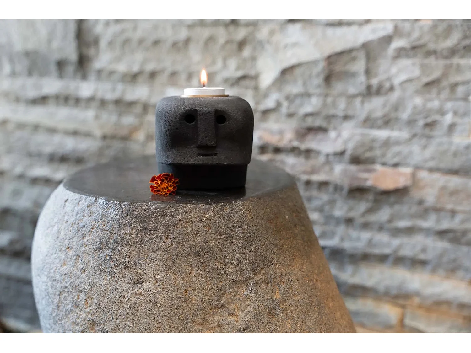 Der Sumba Stone #27 Kerzenhalter