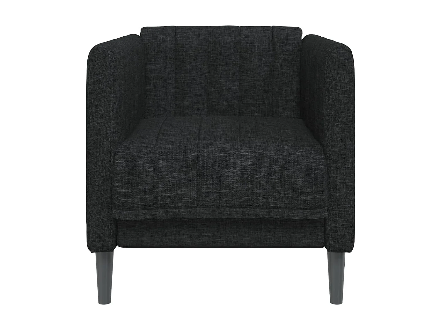 Sillón de tela negro