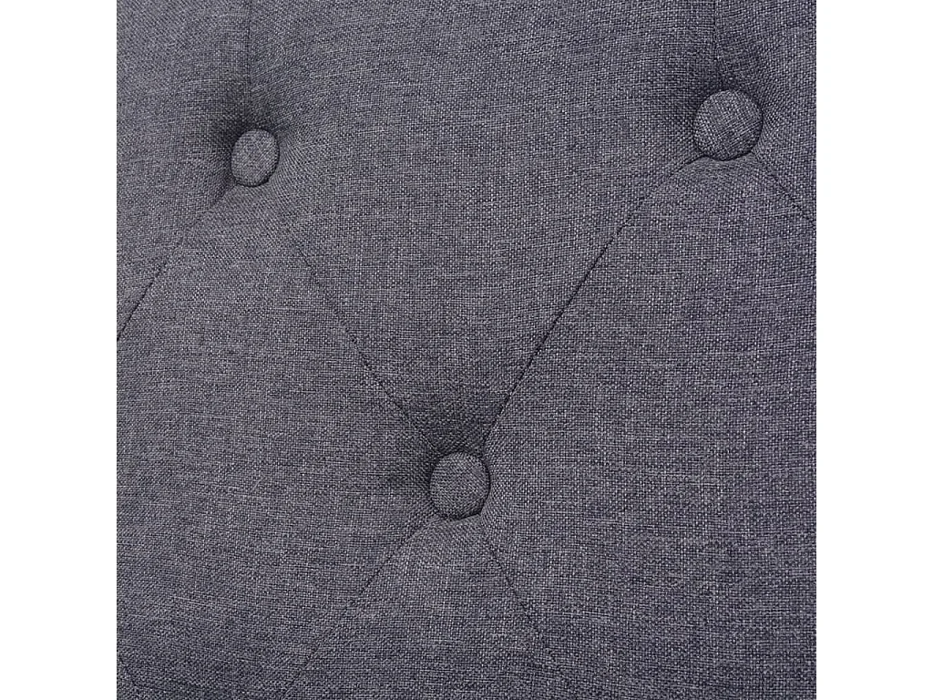 Ensemble de canapés 2 pcs tissu gris