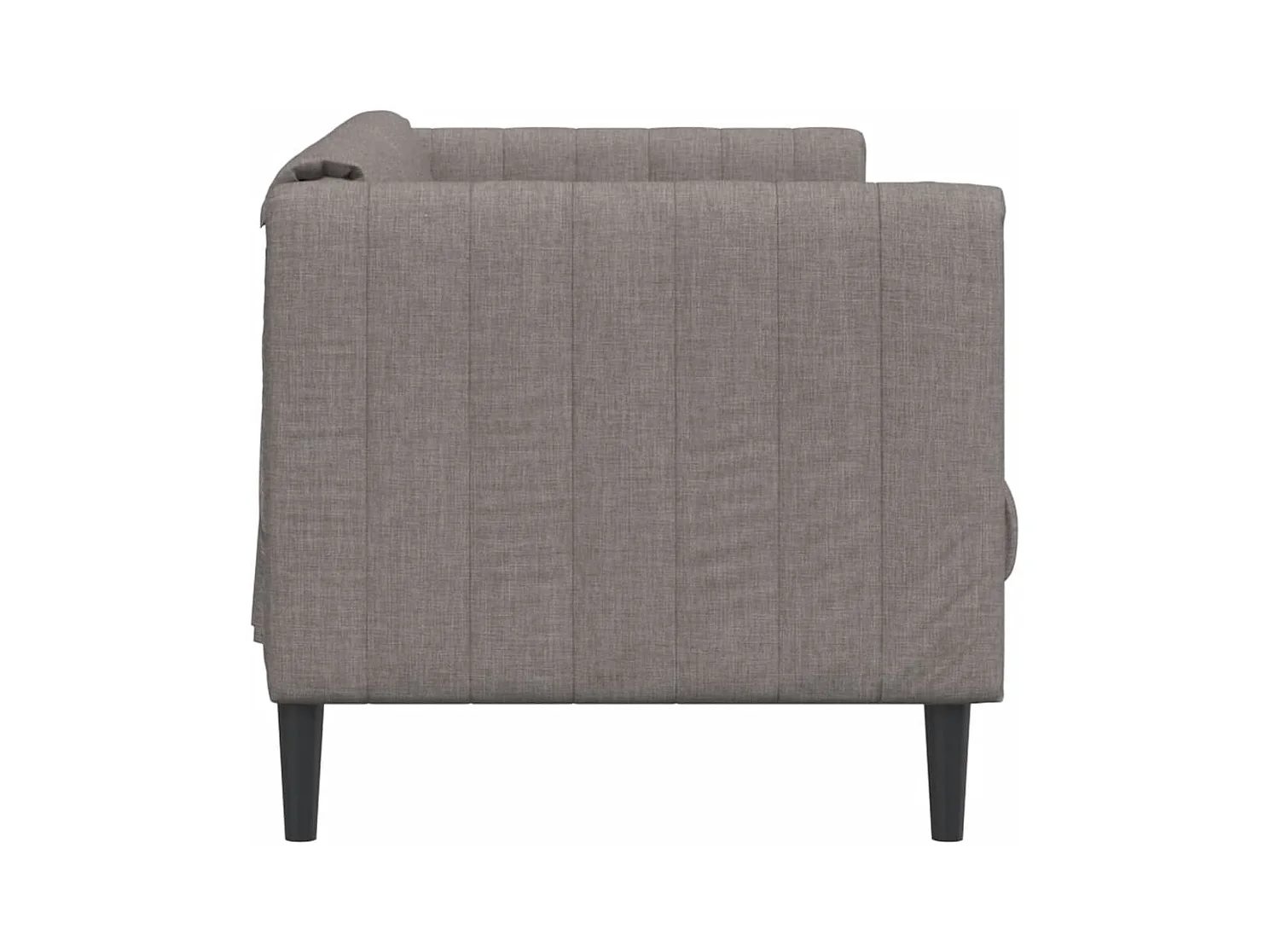 Driezitsbank stof taupe