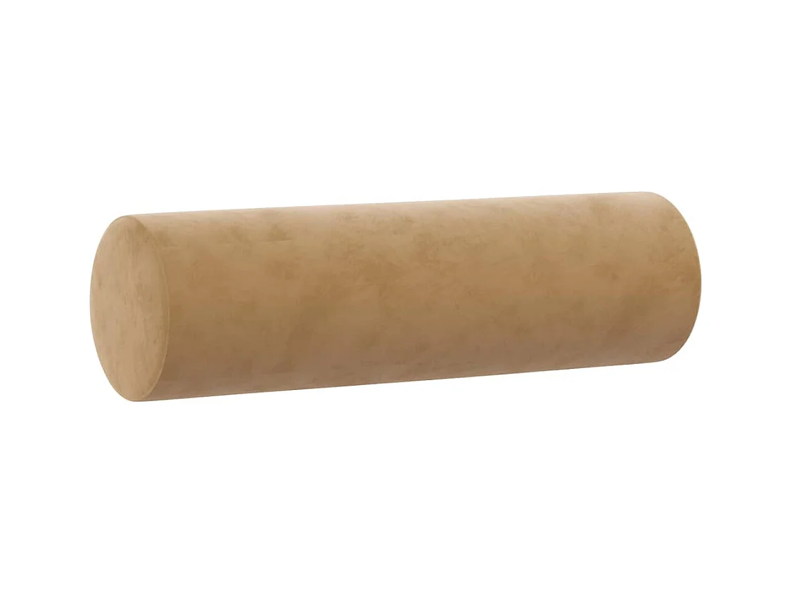 Ensemble de canapés 2 pcs avec coussins marron velours