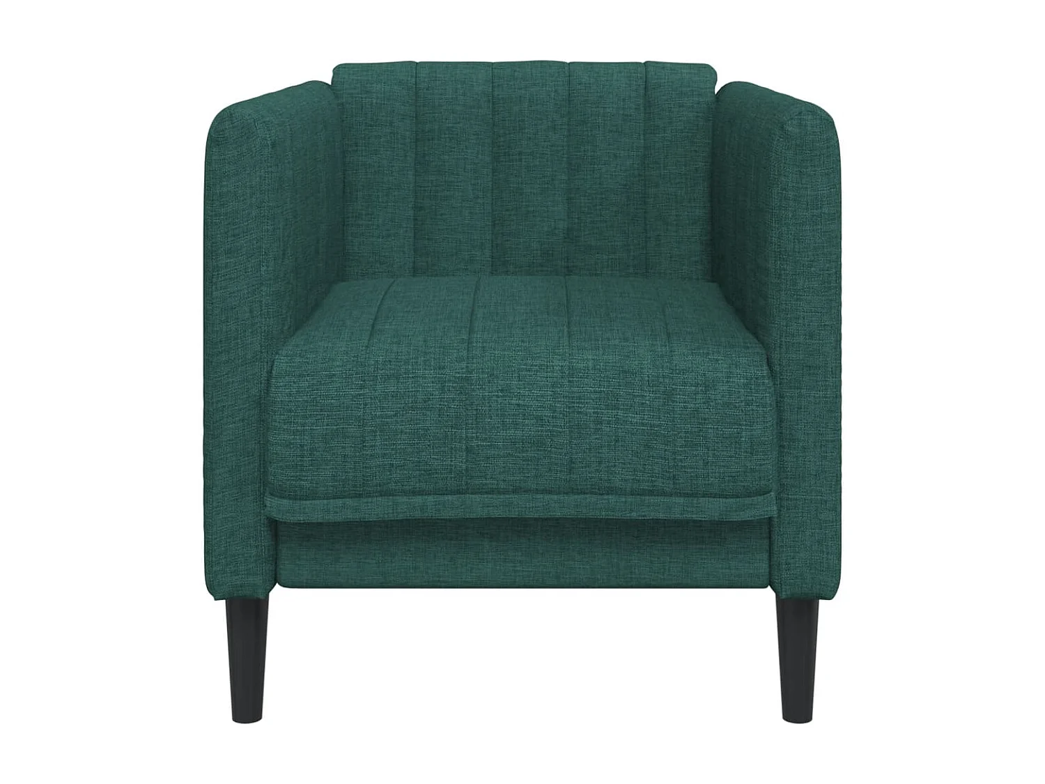 Fauteuil vert foncé tissu